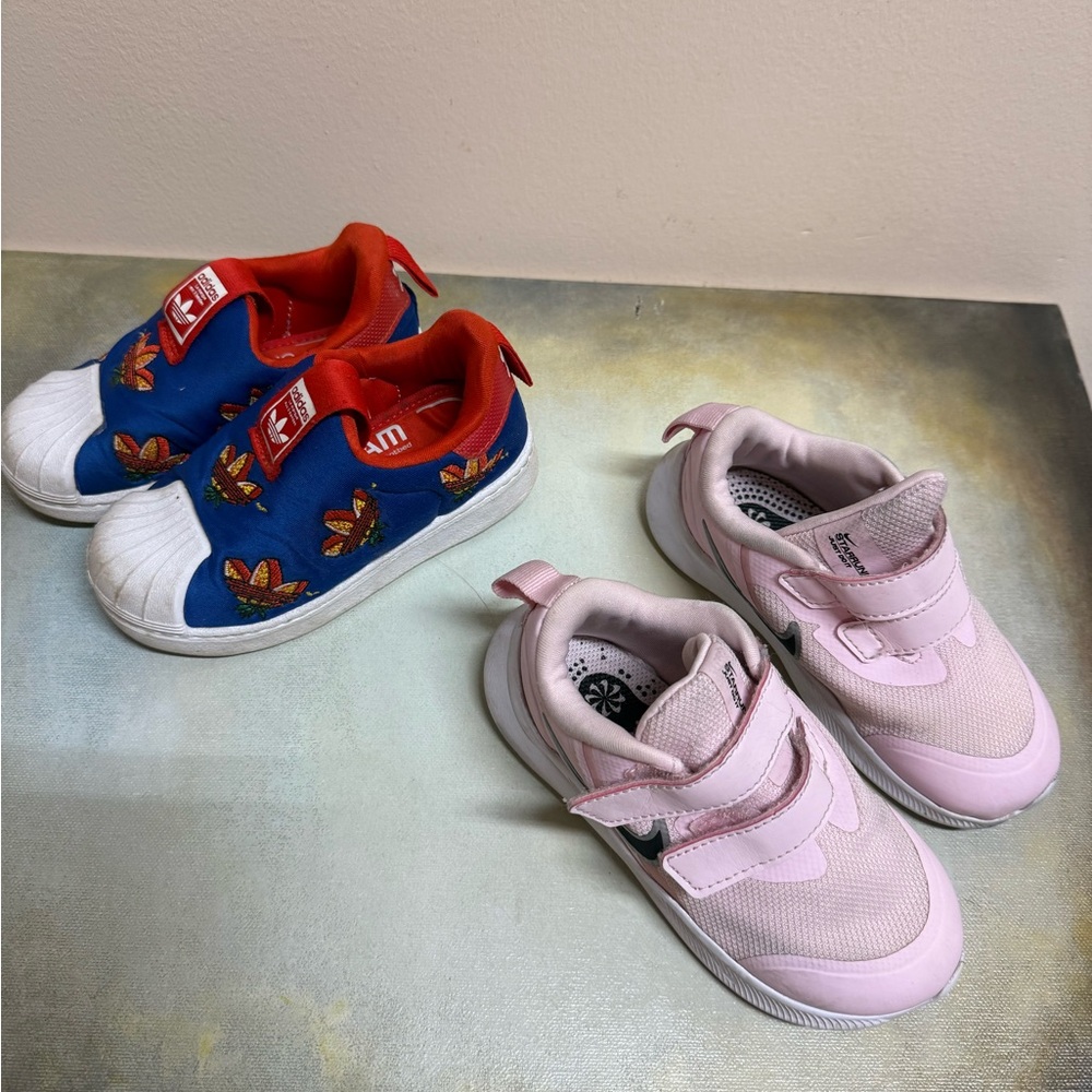 Nike & Adidas Toddler sneakers Lot shoes 7,5. 8